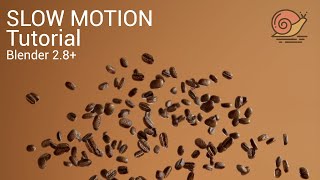 How to Make Slow Motion Rigid Body Animation Tutorial Blender 282 [upl. by Osber]