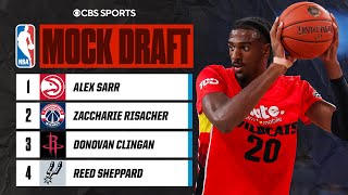 NBA Mock Draft 60 Alex Sarr remains favorite to go No 1 Bronny selectively staying in draft [upl. by Lluj]