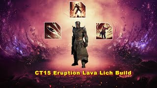 Outriders FINAL  CT15 Pure Eruption Lava Lich Build  Solo Star Grave Gold  Pyromancer [upl. by Akiemaj]