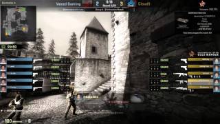 Dreamhack ClujNapoca 2015 CSGO  Group A Elimination Match  Vexed Gaming vs Cloud9 [upl. by Dagnah]