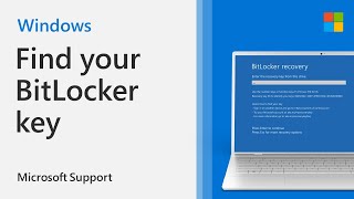 How to find your BitLocker recovery key  Microsoft [upl. by Enrol713]