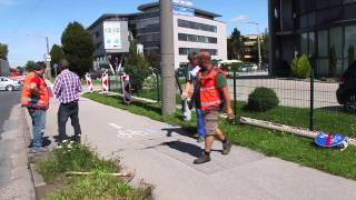 Baustelle in der Münchner Bundesstraße [upl. by Creight]