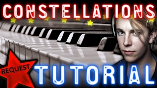 TOM ODELL  Constellations  PIANO TUTORIAL Video Learn Online Piano Lessons [upl. by Enymzaj646]