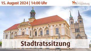 Stadtratssitzung vom 15 August 2024 [upl. by Yren931]