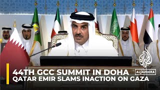 Qatari emir ‘This is a genocide committed by Israel’ [upl. by Schreib]