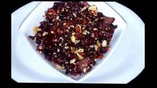 BEETROOT PORIYAL IN TAMIL  BEETROOT PORIYAL  BEETROOT CURRY  BEETROOT PEANUT PORIYAL [upl. by Dorina]