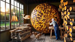 Beyond Imagination 70YearOld Craftsman Creates Wooden Wonders to Elevate Your Home A MustSee [upl. by Phyllys]