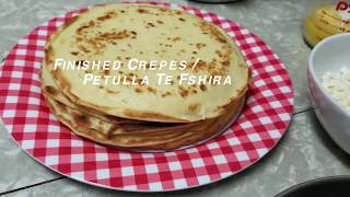 Savory CrepesPetulla Te Fshira [upl. by Baumbaugh]