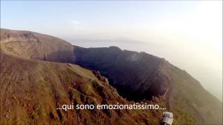 Vesuvio cratere Torre del Greco vista aerea con drone Phantom 2 FPV [upl. by Nosde]