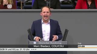 Marc Biadacz EUGasGeräteVerordnung Änderung SGB IX und XII Bundestag 13122018 [upl. by Allwein178]