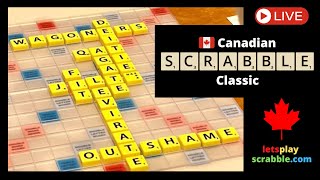 Canadian Scrabble Classic LIVE Games 13 [upl. by Naltiak221]