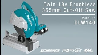 Makita UK DLW140 Cutoff Saw [upl. by Box]