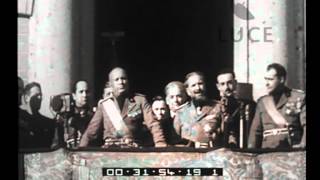 Il Duce presenzia le prime grandi manifestazioni del secondo decennio della Rivoluzione Monza [upl. by Ingvar399]