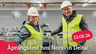 Åpningsfest hos Norsvin Delta på Løten juni 2024 [upl. by Mehs]