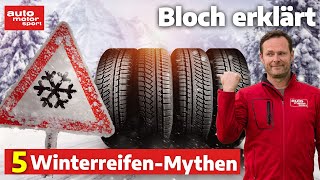 Winterreifen Die 5 größten Mythen  was wirklich zählt Bloch erklärt 258  auto motor und sport [upl. by Chilcote]