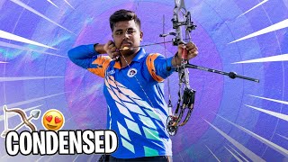 Condensed India’s latest breakout star compound archer  WorldArchery [upl. by Siloa335]