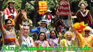 2024 Hawaii King Kamehameha Celebration Floral Parade 107th 4K  夏威夷國王花車遊行  Photo Collection [upl. by Aibar168]