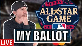 My 2024 MLB AllStar Ballot [upl. by Una453]