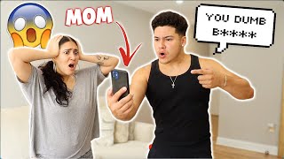 DISRESPECTING My MOM In Front of My Girlfriend To See Her Reaction [upl. by Zampino23]