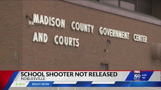 Judge orders Noblesville West Middle School shooter to remain behind bars for now [upl. by Nnalatsyrc]