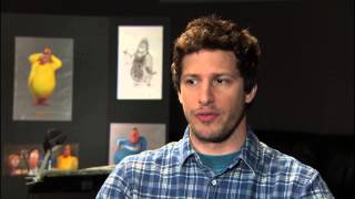 Cloudy With a Chance of Meatballs 2 Andy Samberg interview [upl. by Yemerej]