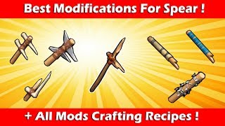 Best Modifications For Spear With Crafting Recipes Last Day On Earth Survival [upl. by Bidle77]