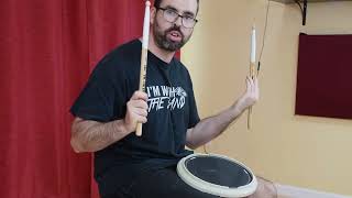 Pro Drummer tests a Donner Practice Pad [upl. by Orr434]