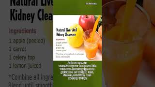 Simple detox Smoothie juice for liver and kidney detox  Liver and kidney cleanse juice Shorts [upl. by Zenobia758]