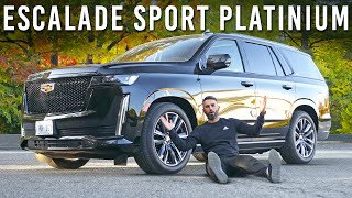 2022 Cadillac Escalade Sport Platinum Review True AMERICAN Luxury [upl. by Oremar]