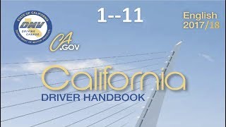 California Driver Handbook  AudiobookREAL VOICEDMV111 [upl. by Pressey]