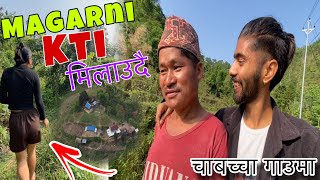 Magarni kti patauna magar vaasaa sikdai चाबच्चा गाउमा mhs vlogs  Bardaghat2 [upl. by Lehcer]