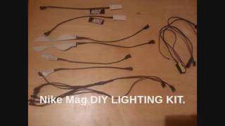 Nike Mag DIY Lighting Kit Air Mag Replica Lighting For Shoe Customs [upl. by Strohl]