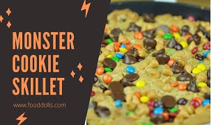 Monster Cookie Skillet  How to Make Monster Cookies [upl. by Hanus]