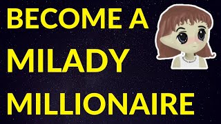 How Much Milady to Become a Crypto Millionaire  Milady Meme Coin LADYS Price Prediction [upl. by Yetty]