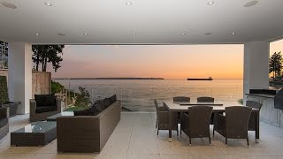 Luxury Waterfront Residence in West Vancouver Canada [upl. by Erdna]