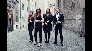 Quatuor Pelleas  Marc Berthomieu Arcadie  Flute quartet [upl. by Wilkie]