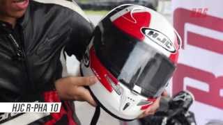 Review 1  HJC RPHA 10 Marushin 999 RS and Exustar Racing Boot [upl. by Einahpehs793]