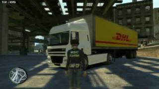 GTA 4 Truck Mod DAF CF [upl. by Euqinimod]