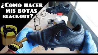 TUTORIAL Blackout  Como hacer mis botas blackout [upl. by Fortna]