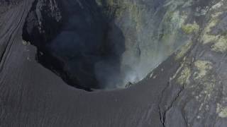 Exploración y sobrevuelo al Volcán Turrialba Proyecto Lahares LanammeUCR [upl. by Cochran]