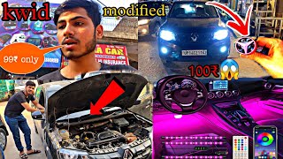 Kwid modification only 99 ₹  first modification on my car 💸🔥🤩 [upl. by Columbine]