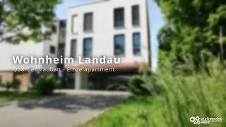 Wohnheim Landau  Quartier Vauban  Einzelapartment [upl. by Pentheas]