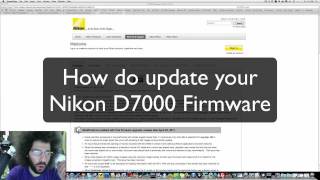 How to Upgrade the Nikon D7000 Firmware [upl. by Ikik]