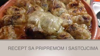 Recept DOMAĆE SARME  DOMAĆA SARMA od kiselog kupusa [upl. by Coombs]