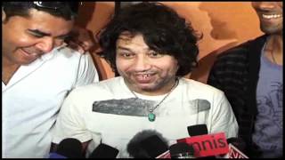 Kailash Kher At Saali Khushi Song Recording [upl. by Bain]