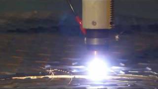 Plasma cutter plasmaschneider CNC torch Hypertherm and THC plasmaschneiden [upl. by Erdei]