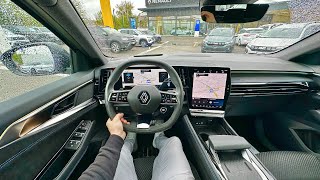 Renault Espace ETech 2024 Test Drive POV [upl. by Alliuqal]