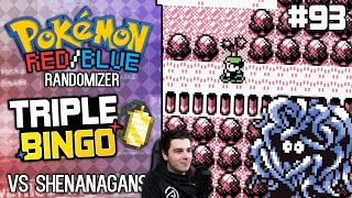 Pokemon Randomizer Triple Bingo vs Shenanagans  Pokemon RedBlue 93 [upl. by Wolenik]