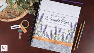 A Simple Plan Homeschool Undated Planner [upl. by Annay767]