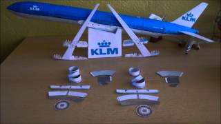 KLM B777300ER Papercraft [upl. by Ted]